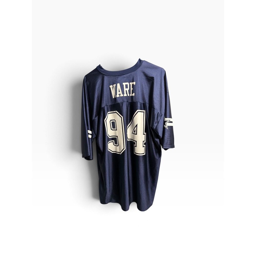 NFL Dallas Cowboys DeMarcus Ware 94 Jersey Navy Blue Mens XL 7042A 08